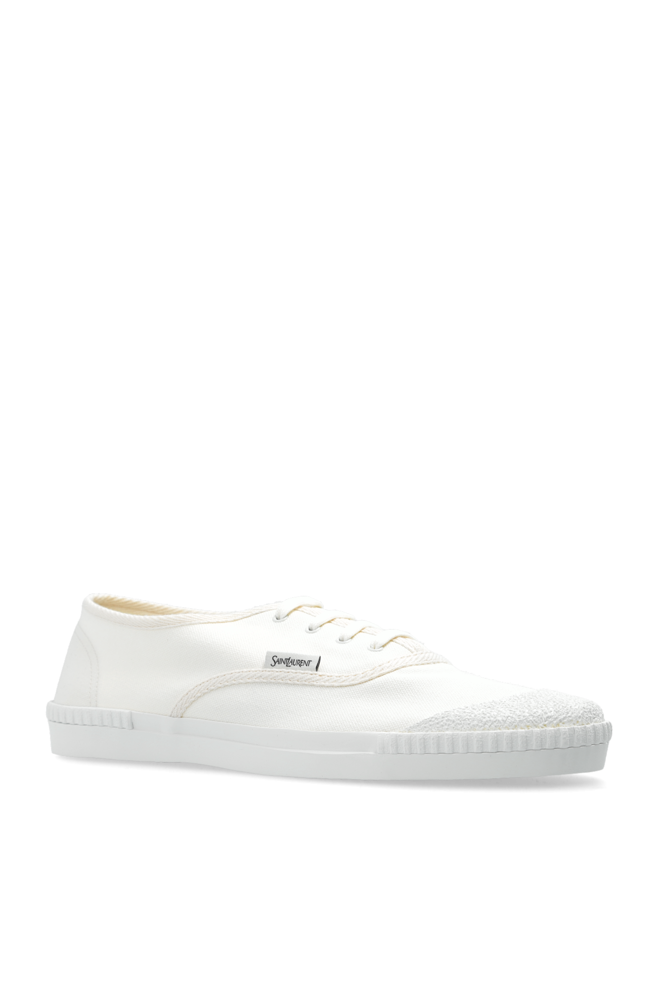 スニーカー SAINT LAURENT Ivory Canvas Wes Sneakers Saint Laurent Ivory Canvas Wes Sneakers | italist